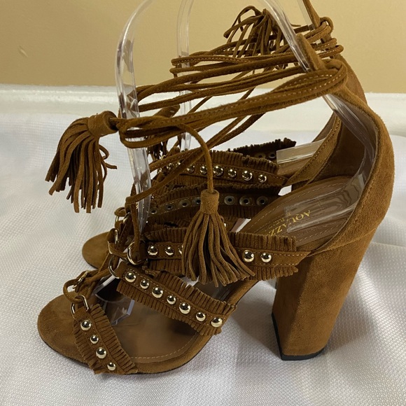 Aquazzura Shoes - Aquazzura Tulum Fringed Sandals